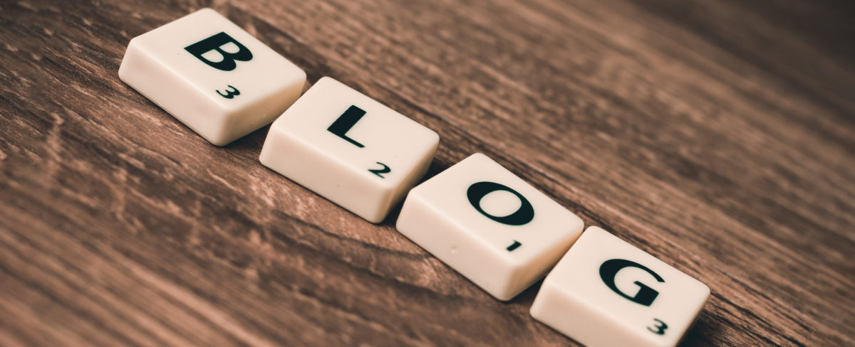 Scrabble pieces spelling blog